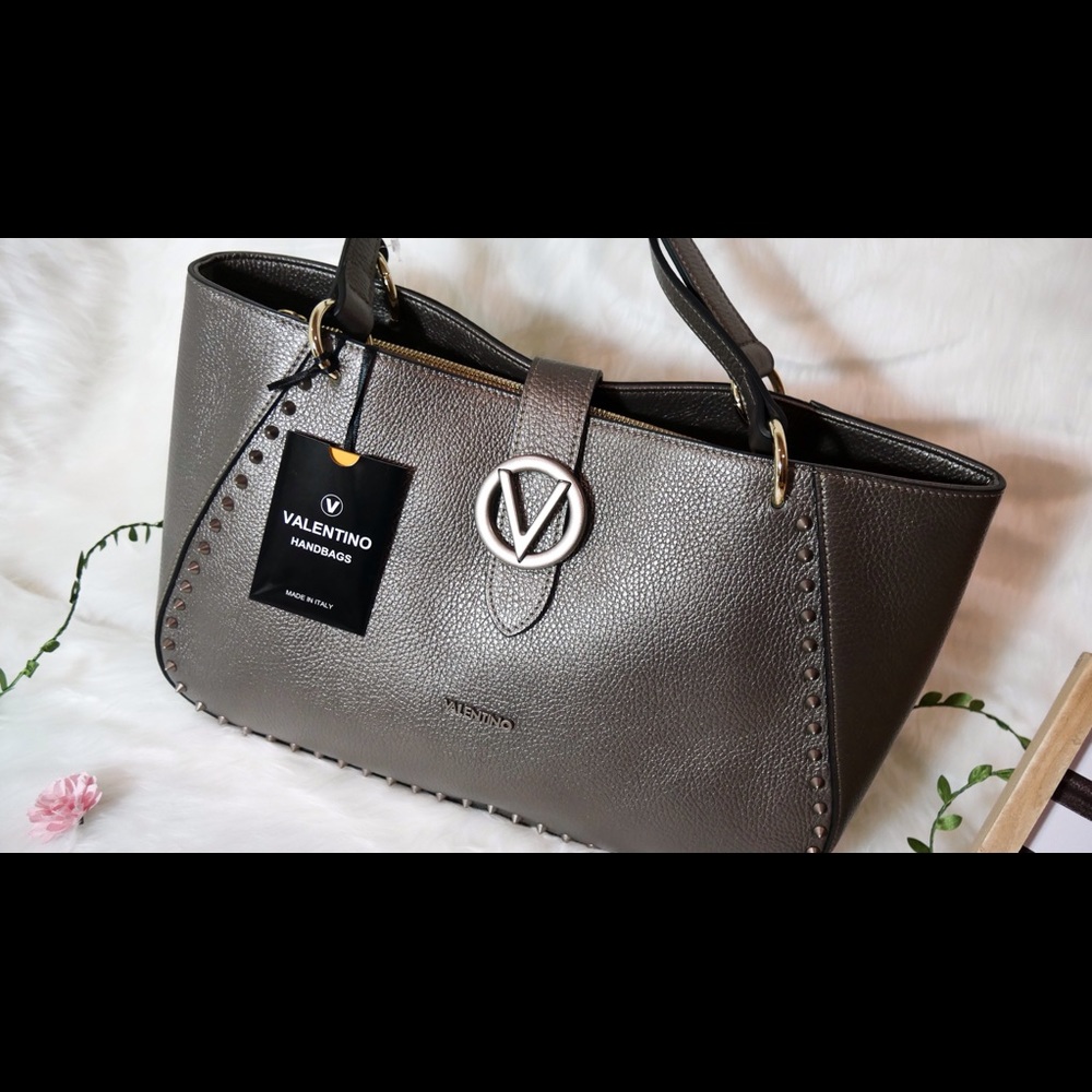 VALENTINO - Charlotte Studded Tote Bag (Bronze)